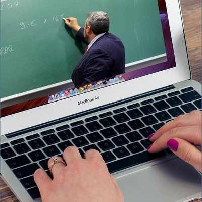 Forecast of online distance learning market in India
